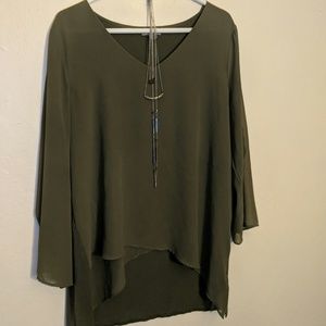 Joseph A. Hi Lo Asymetric blouse